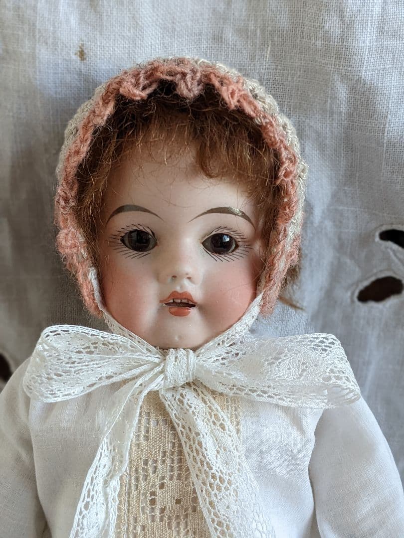 【c】アンティークビスクドール　ケストナー　約28cm