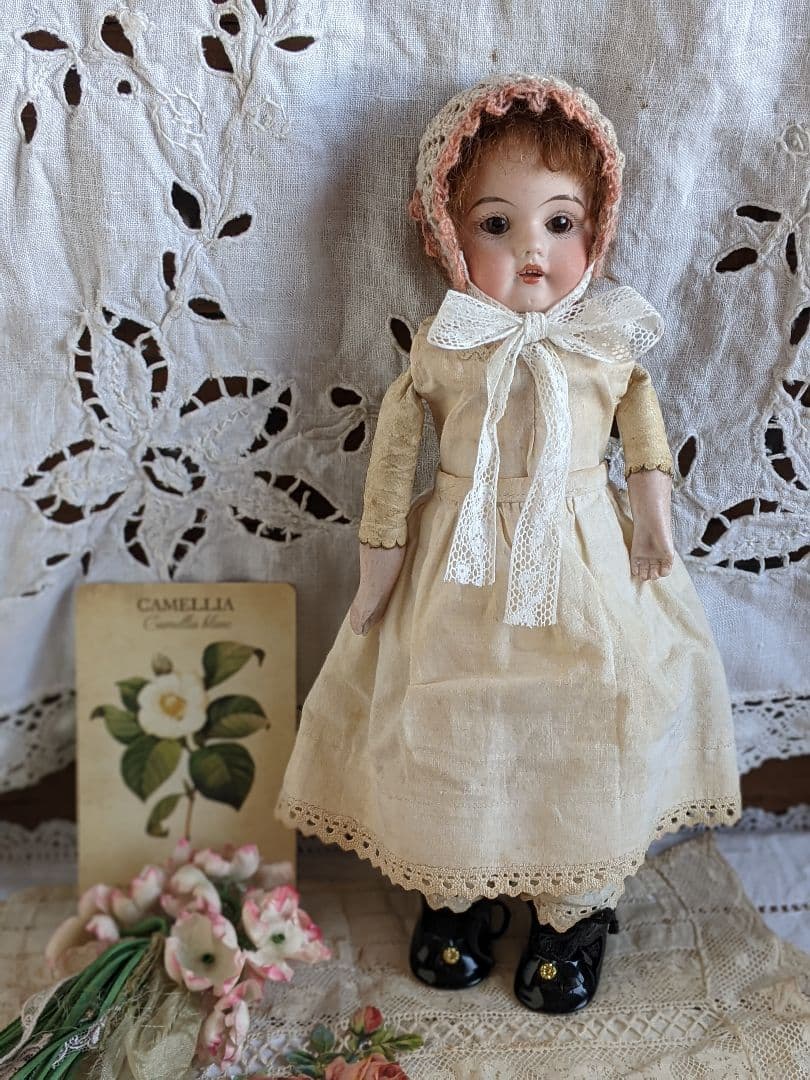 【c】アンティークビスクドール　ケストナー　約28cm