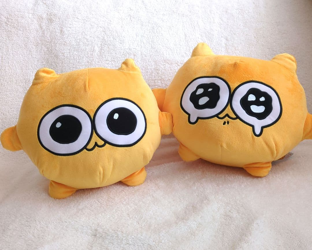 匿名配送　圧縮なし　うんたねこ BIGぬいぐるみ 全2種セット