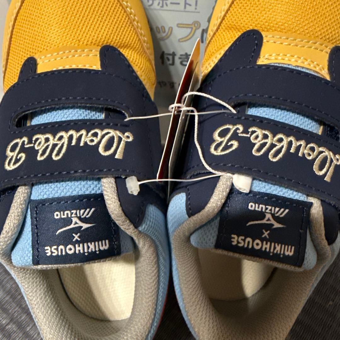 ミキハウス x ミズノ スニーカー 17cm