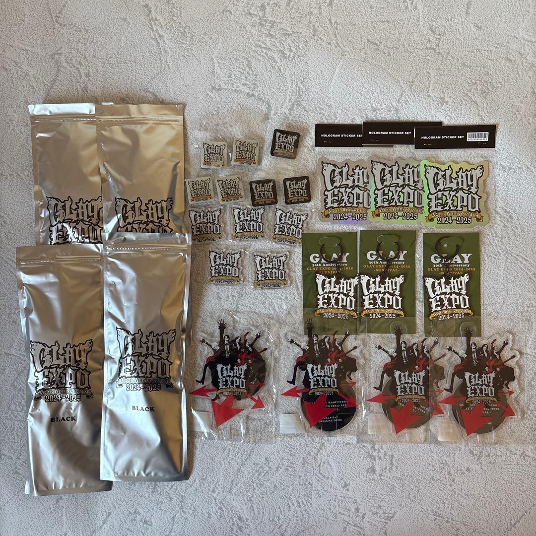 26点纏め売り：Glay EXPO 2024-2025 30周年記念 グッズ