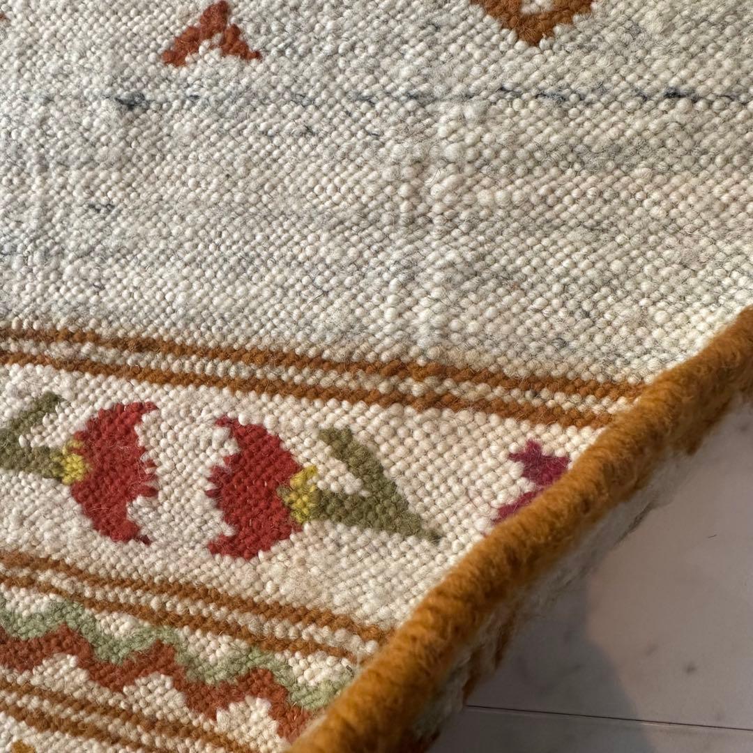 モロッカン調 ウールラグ ボヘミアン ユーロヴィンテージ