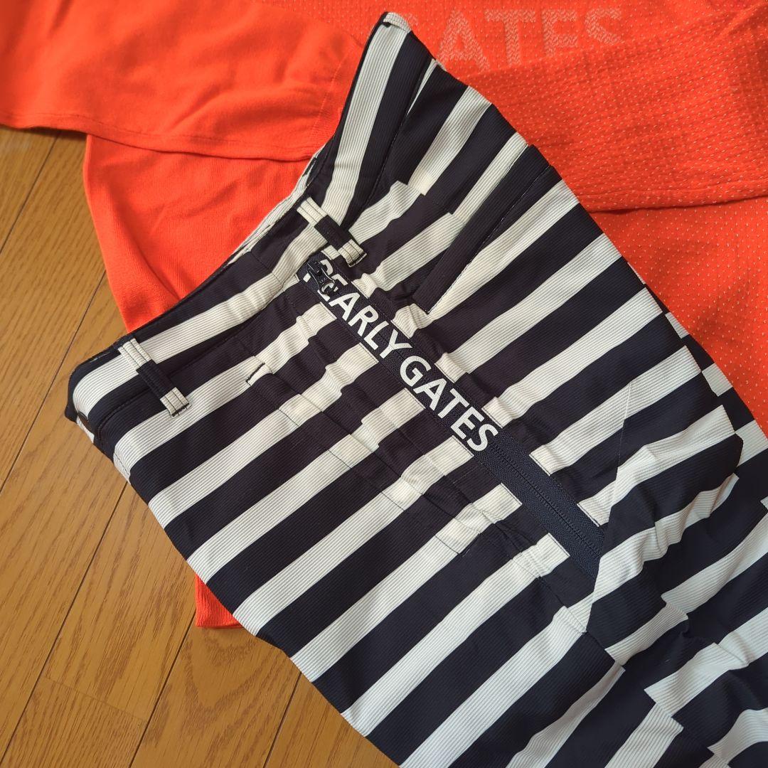 PEARLY GATES ☆ストレッチ有り☆ストライプパンツ