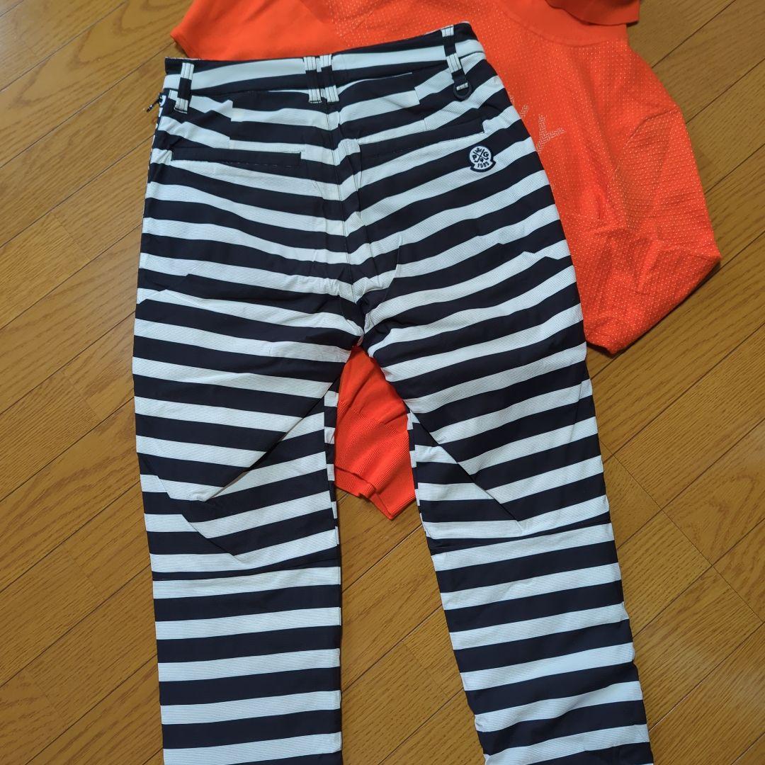 PEARLY GATES ☆ストレッチ有り☆ストライプパンツ