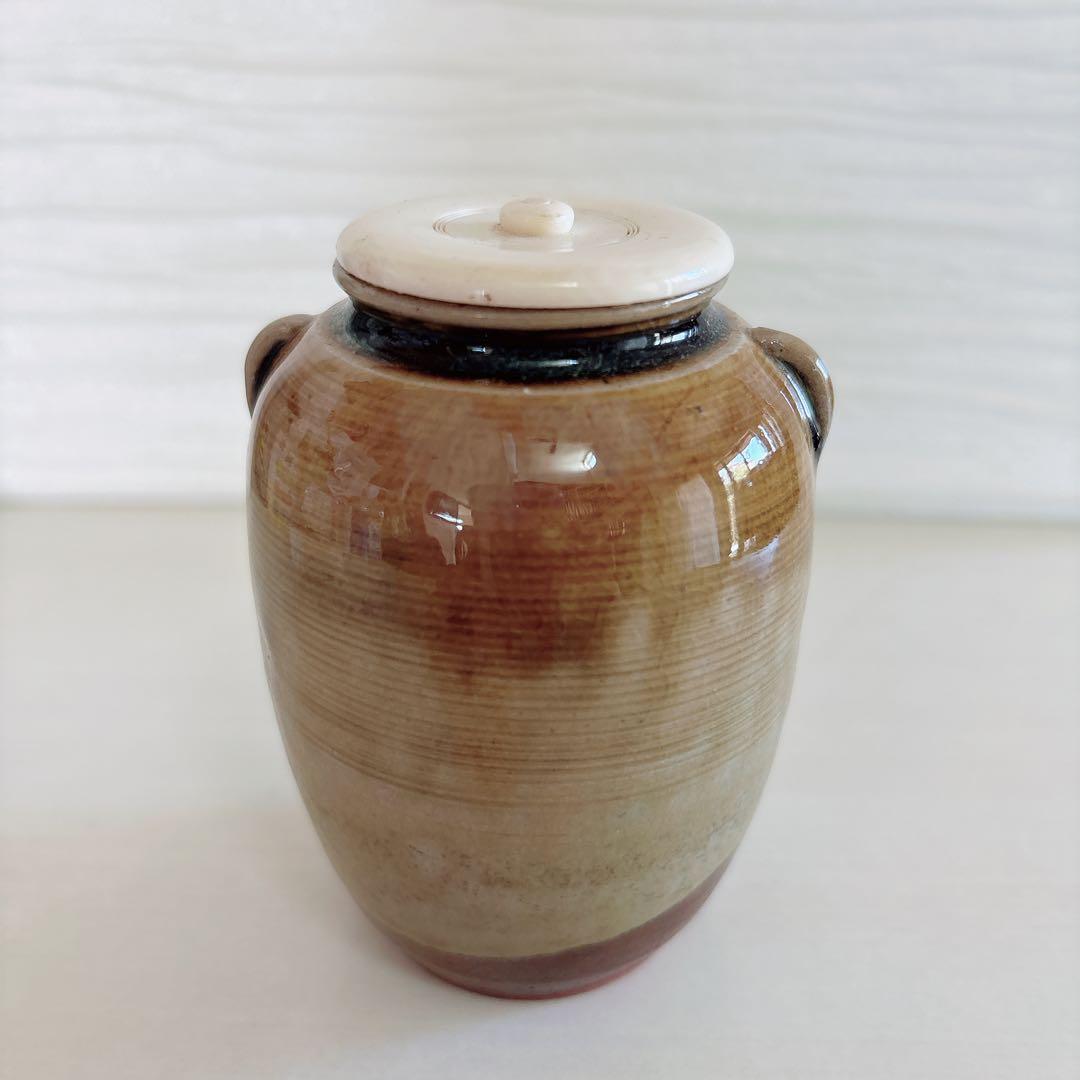 茶道具　高取茶入　味楽作　鵬雲斎書付