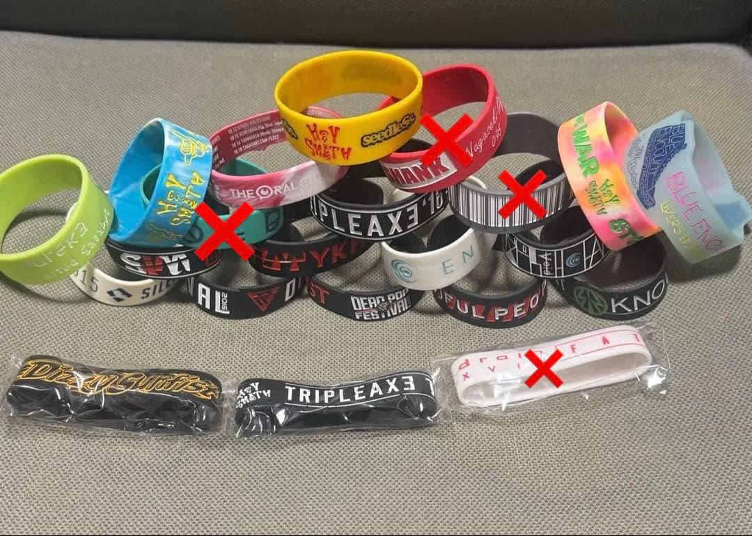 triple axe onakama ラバーバンド　セット 18個