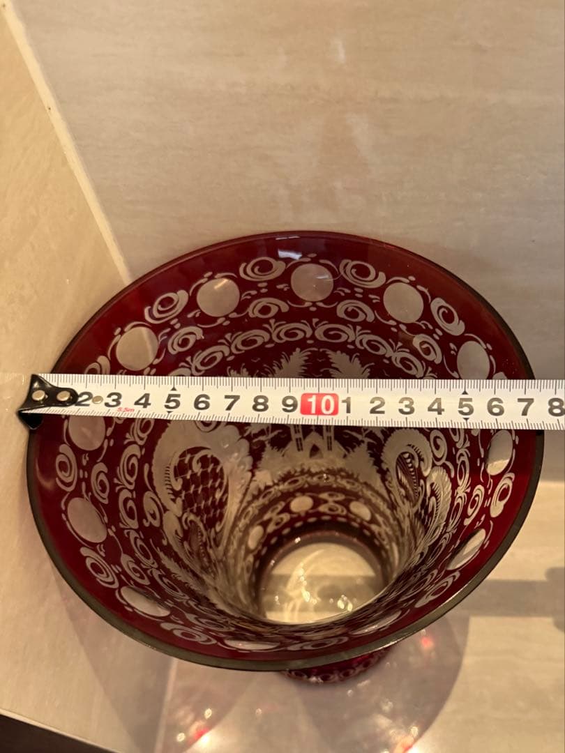 GLASS BOR ボヘミアガラス フラワーベース