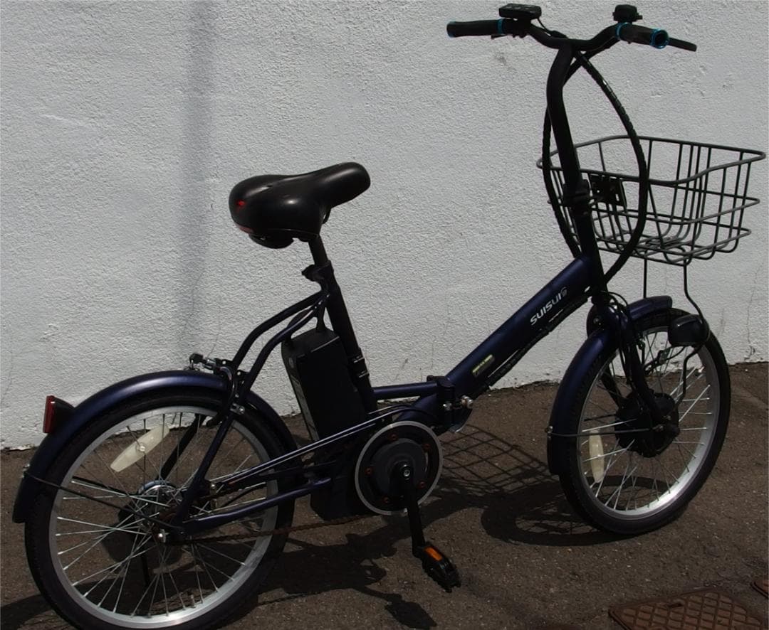 札幌引取り限定 電動アシスト付き無変速自転車 3段変則 20インチ式