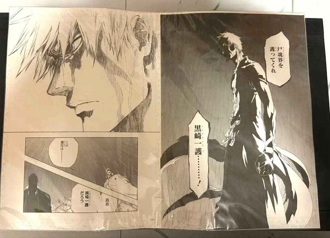 黒崎一護 BLEACH 複製原稿 原画