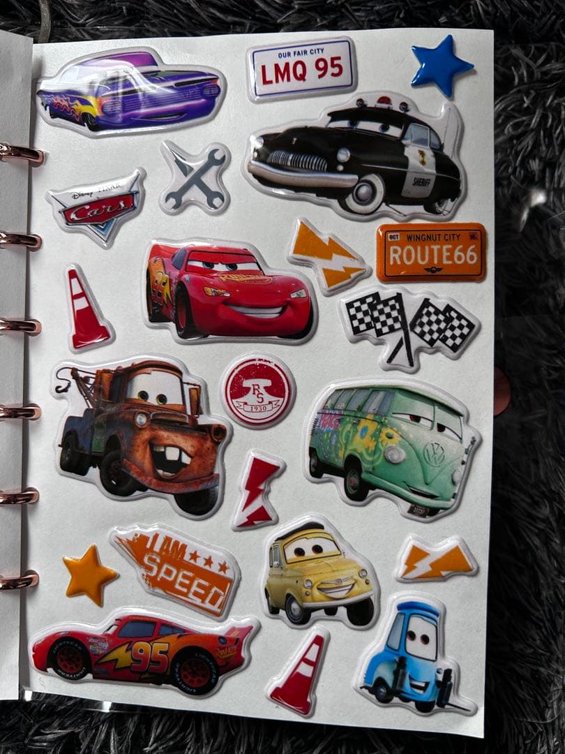 A6シール帳完成品 bineシール台紙付