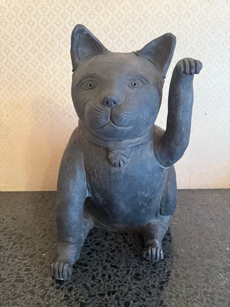【O-2132】招き猫 置物 オブジェ