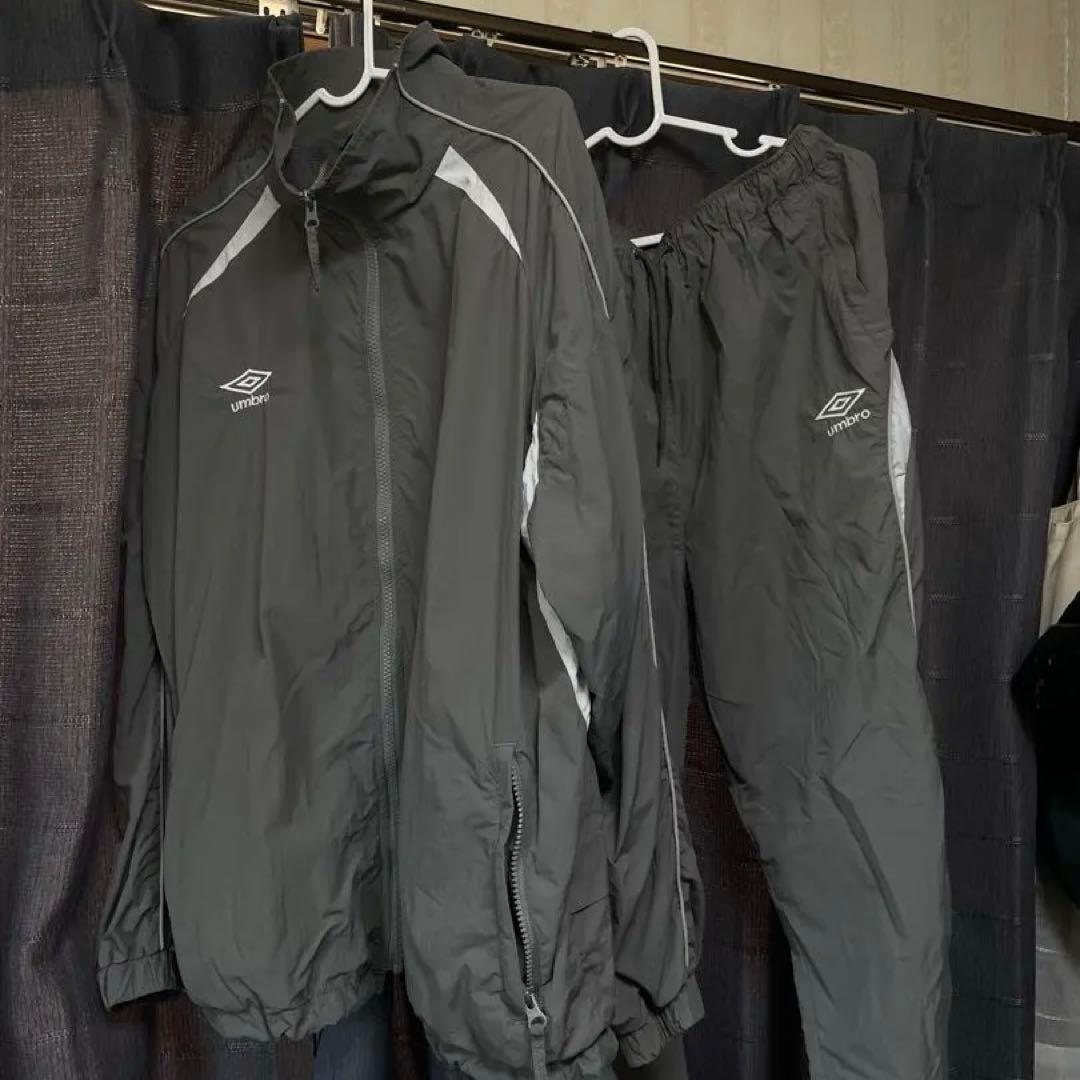 Umbro ジャージ　上下セット　M グレー
