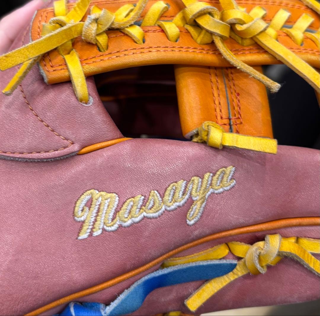 ザナックス　xanax 軟式野球グローブ オーダー　刺繍あり