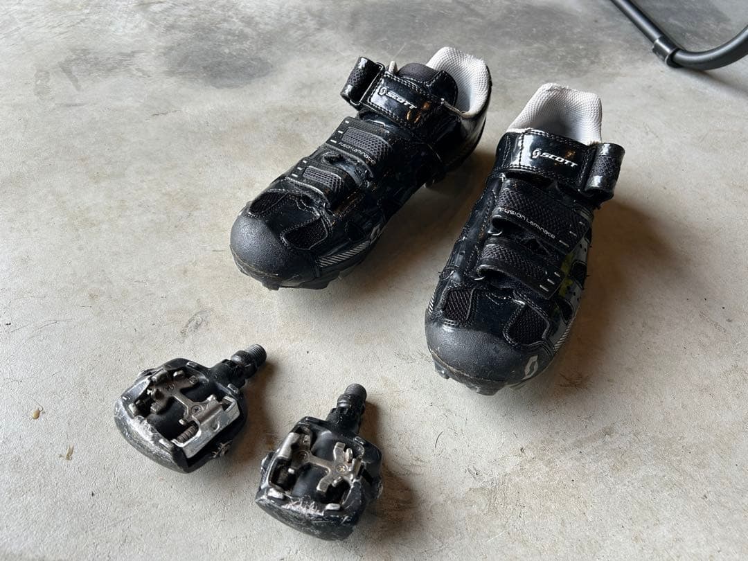 MTB scott comp ビンディングシューズ 25cm ペダルクリート付