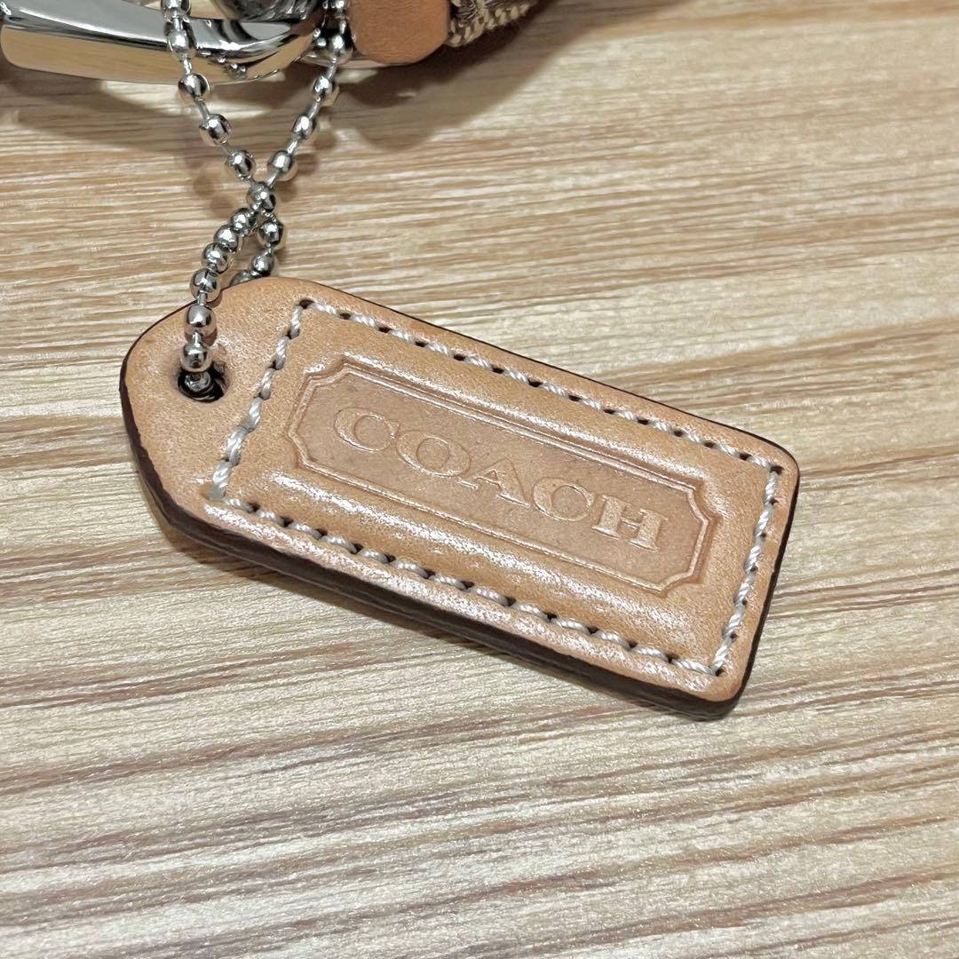 極美品　コーチ　6094 アクセサリーポーチ　シグネチャー　キャンバス