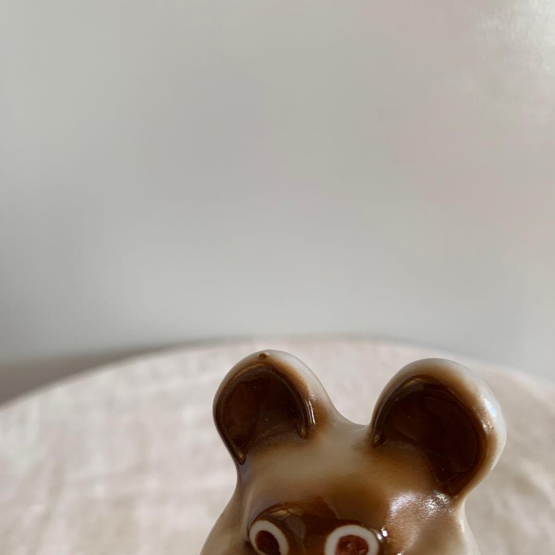 ヴィンテージ こぐまのミーシャ モスクワオリンピック 陶器 アンティーク