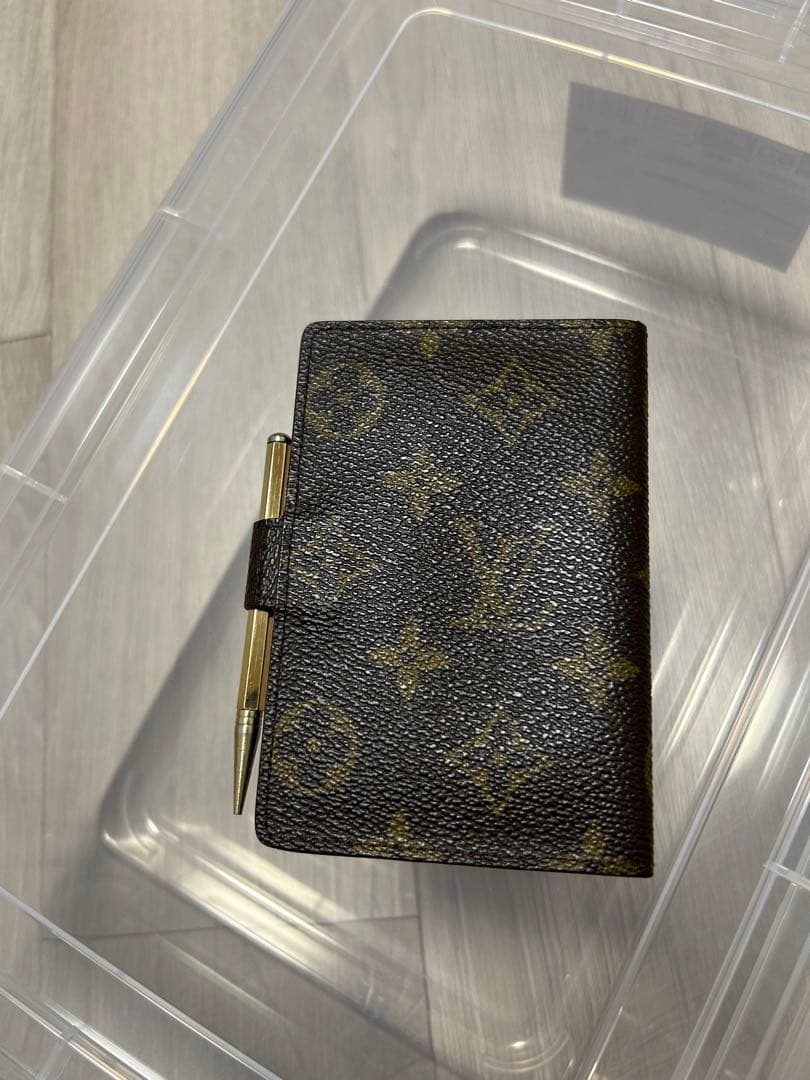 ルイヴィトン　手帳　メモ帳ケース