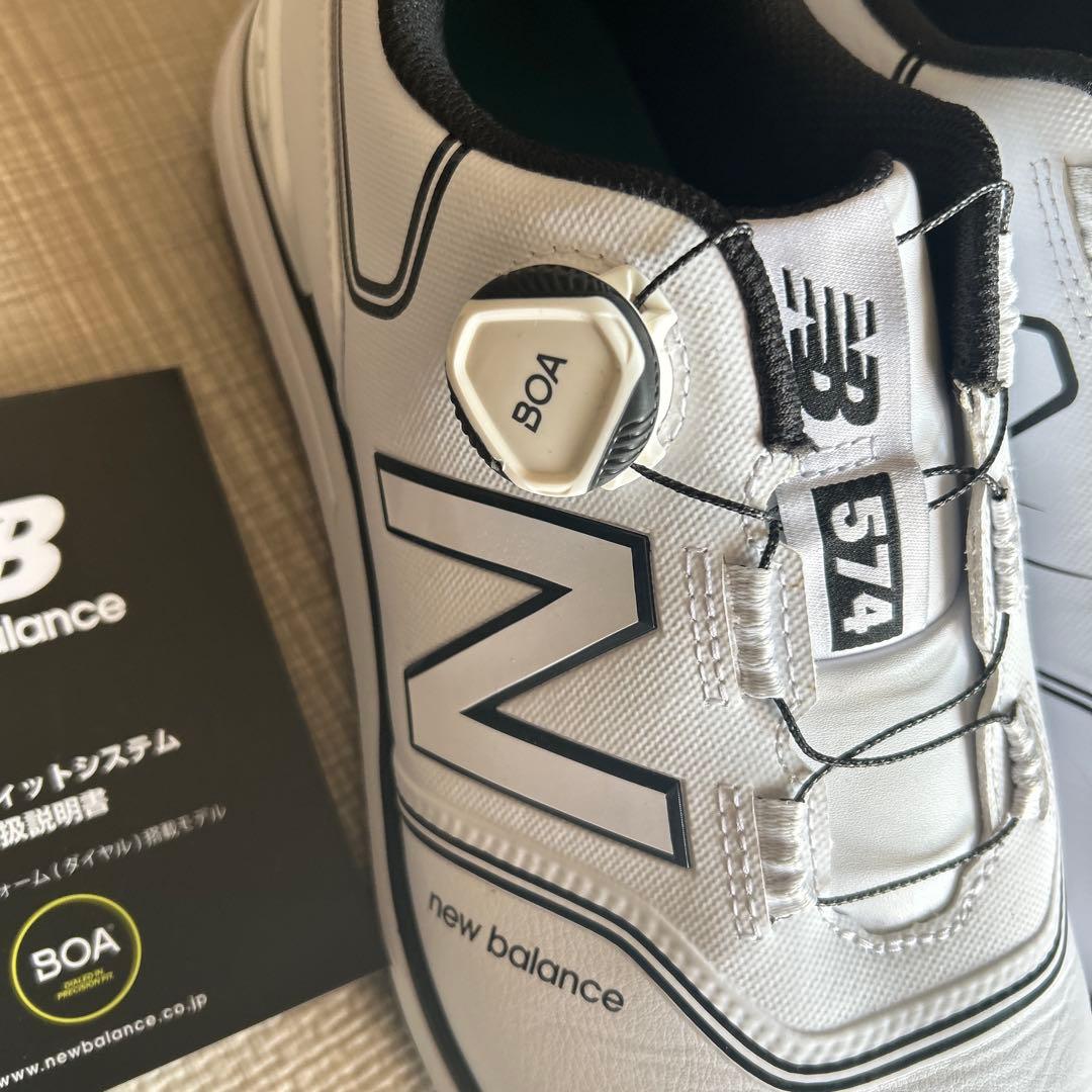 new balance 574 ゴルフシューズ BOAシステム搭載