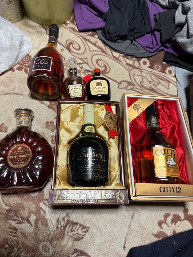 ウイスキーとブランデーのセット　6本