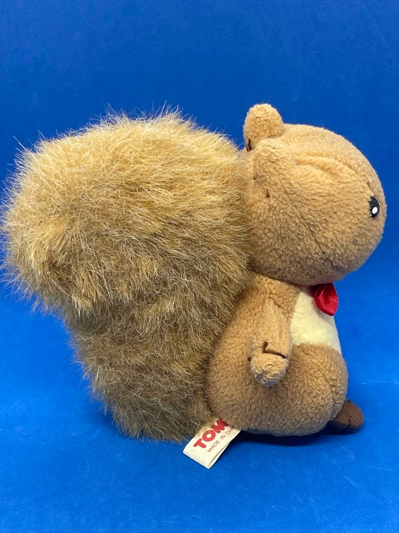 こどものおもちゃ りぼん リス まろちゃん ぬいぐるみ  小花美穂