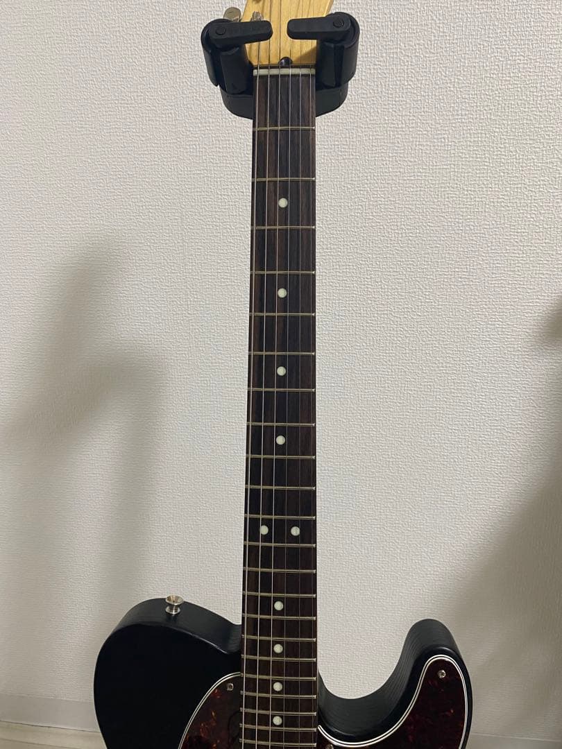 ギター fender MIJ telecaster raw ash black