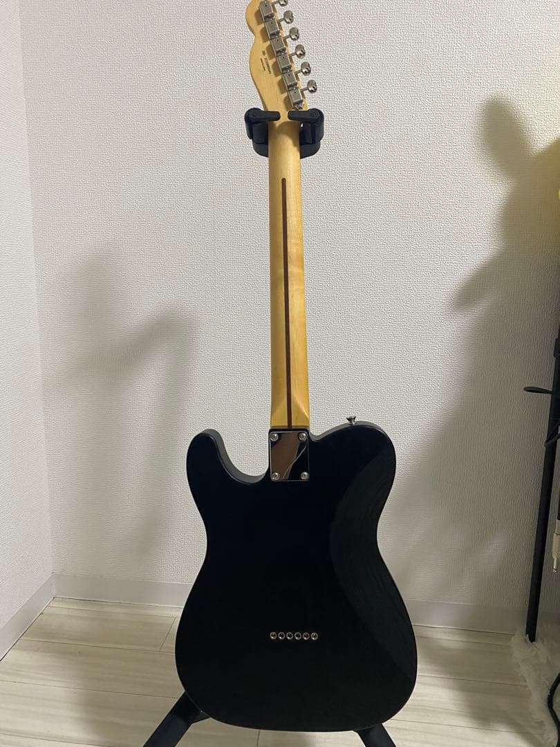 ギター fender MIJ telecaster raw ash black