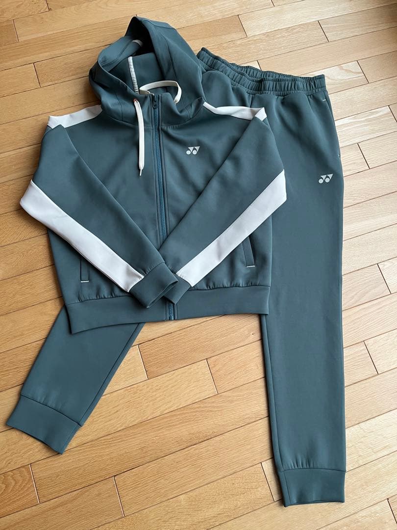 YONEX フード付きジャージセット ピスタチオカラー テニスウェア