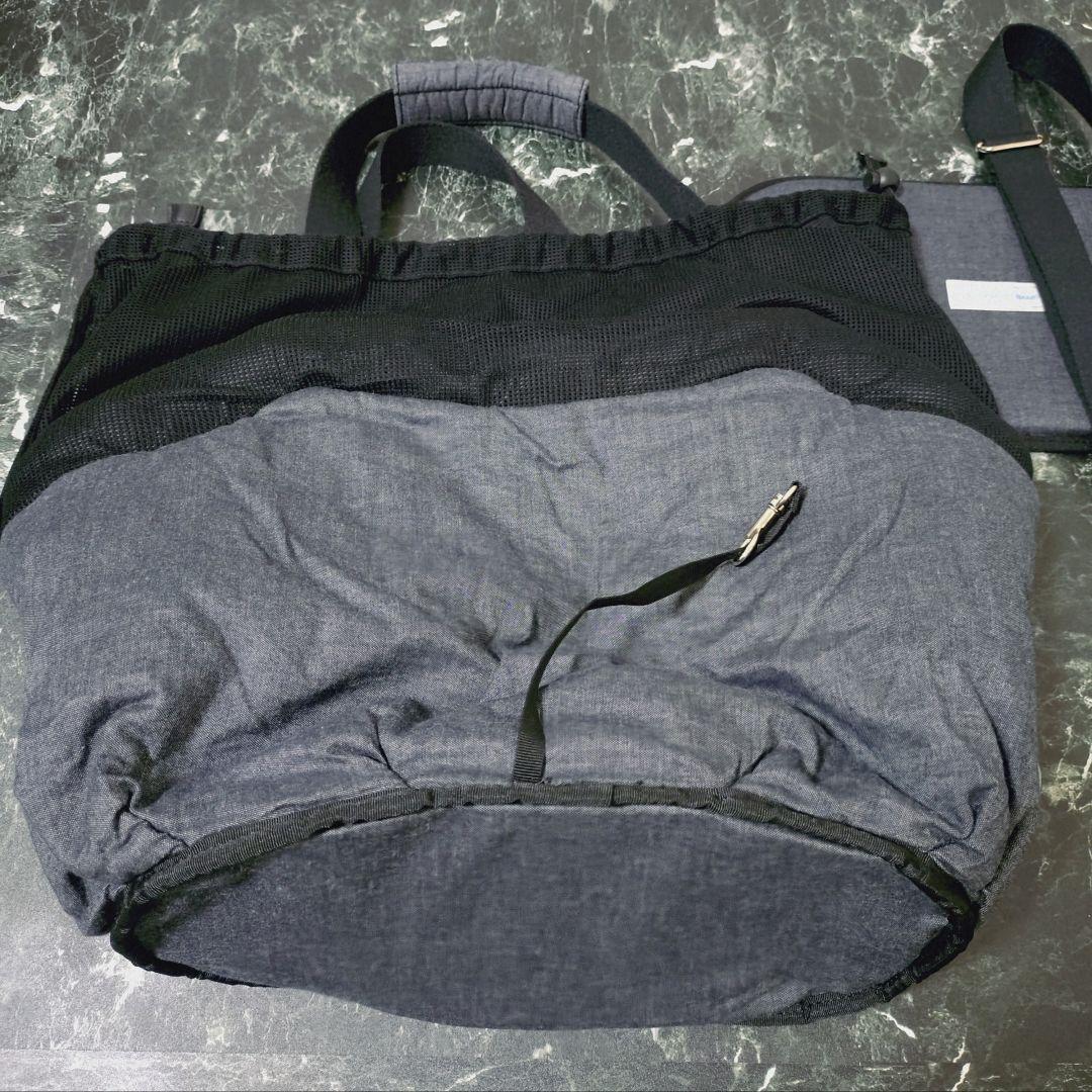 Luxe birdie ピクニックキャリー　モノトーン　斜め掛け可能　軽量