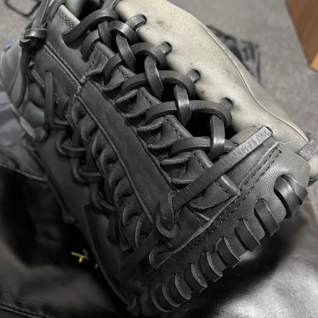 Mizuno 軟式 大人用 野球 グローブ レザー 編み込み 115