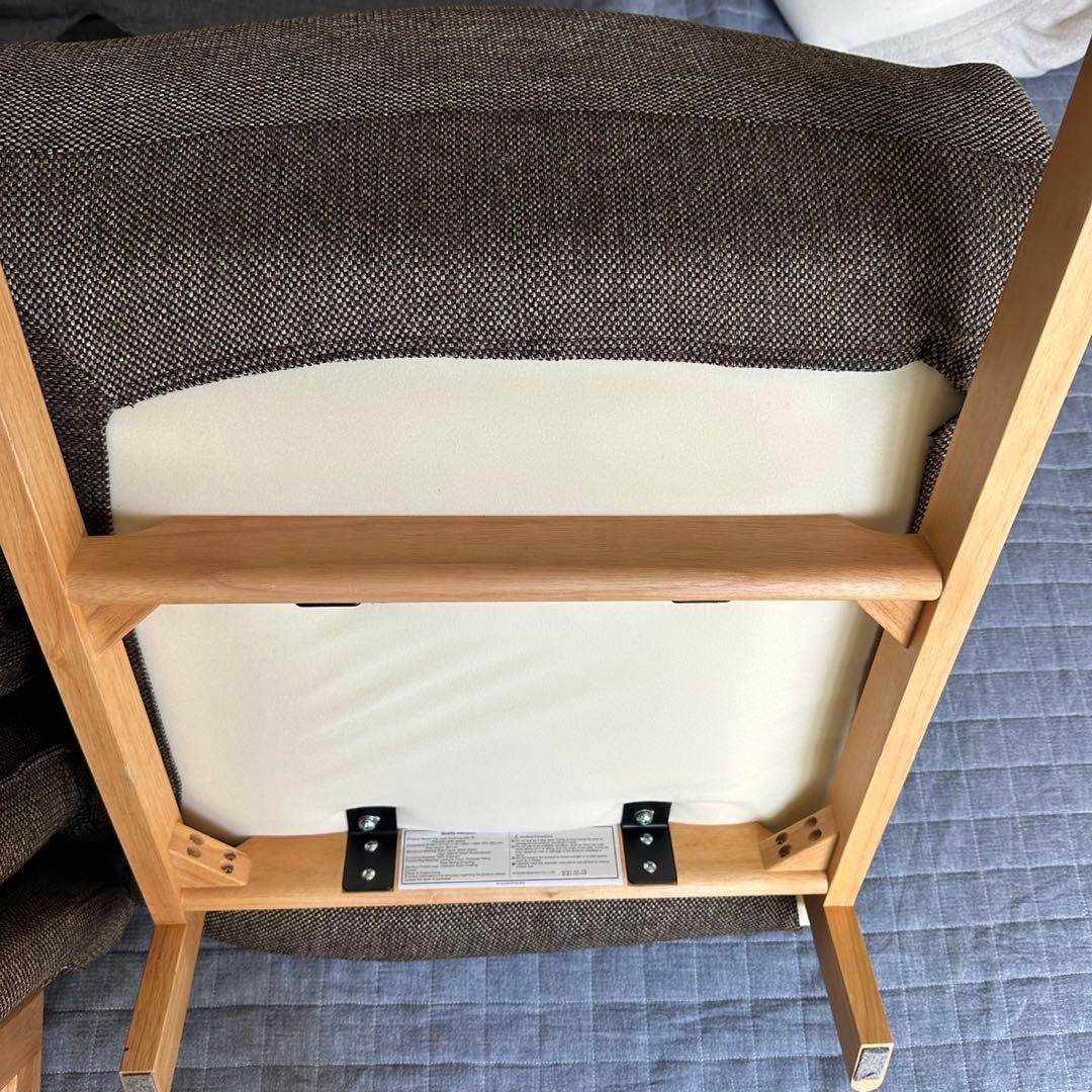 無印良品 ハイバックリクライニングソファ 1シーター（ポリエステル平織）2個