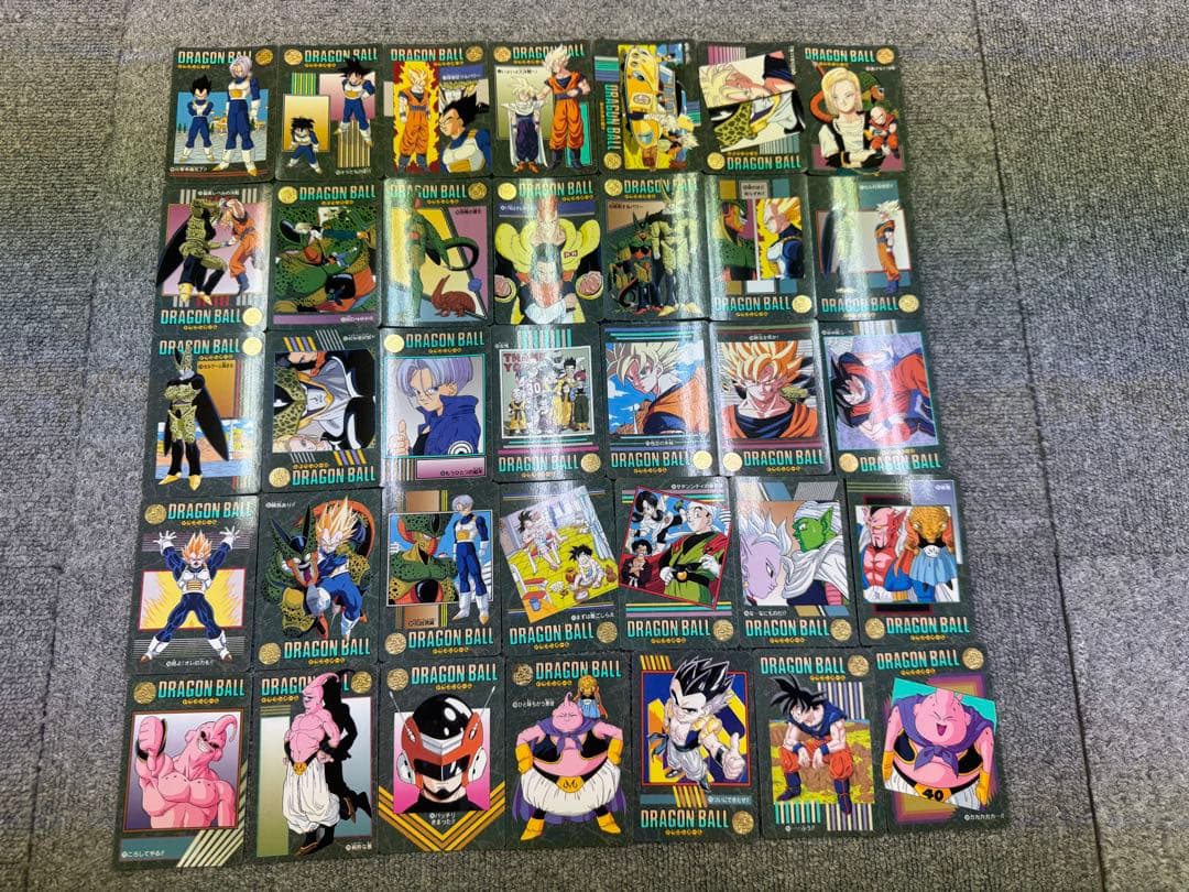 ドラゴンボール　カードダス　ビジュアルアドベンチャー　1995 35枚 被りなし
