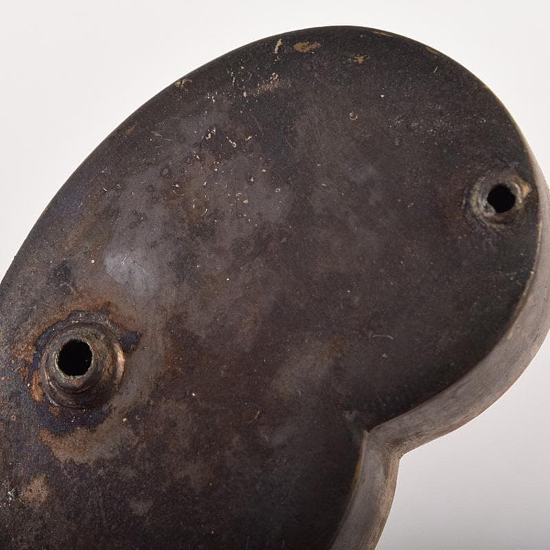 書道具　黒漆　玉石螺鈿装飾　花蝶文　硯箱　時代箱付　G　R7807