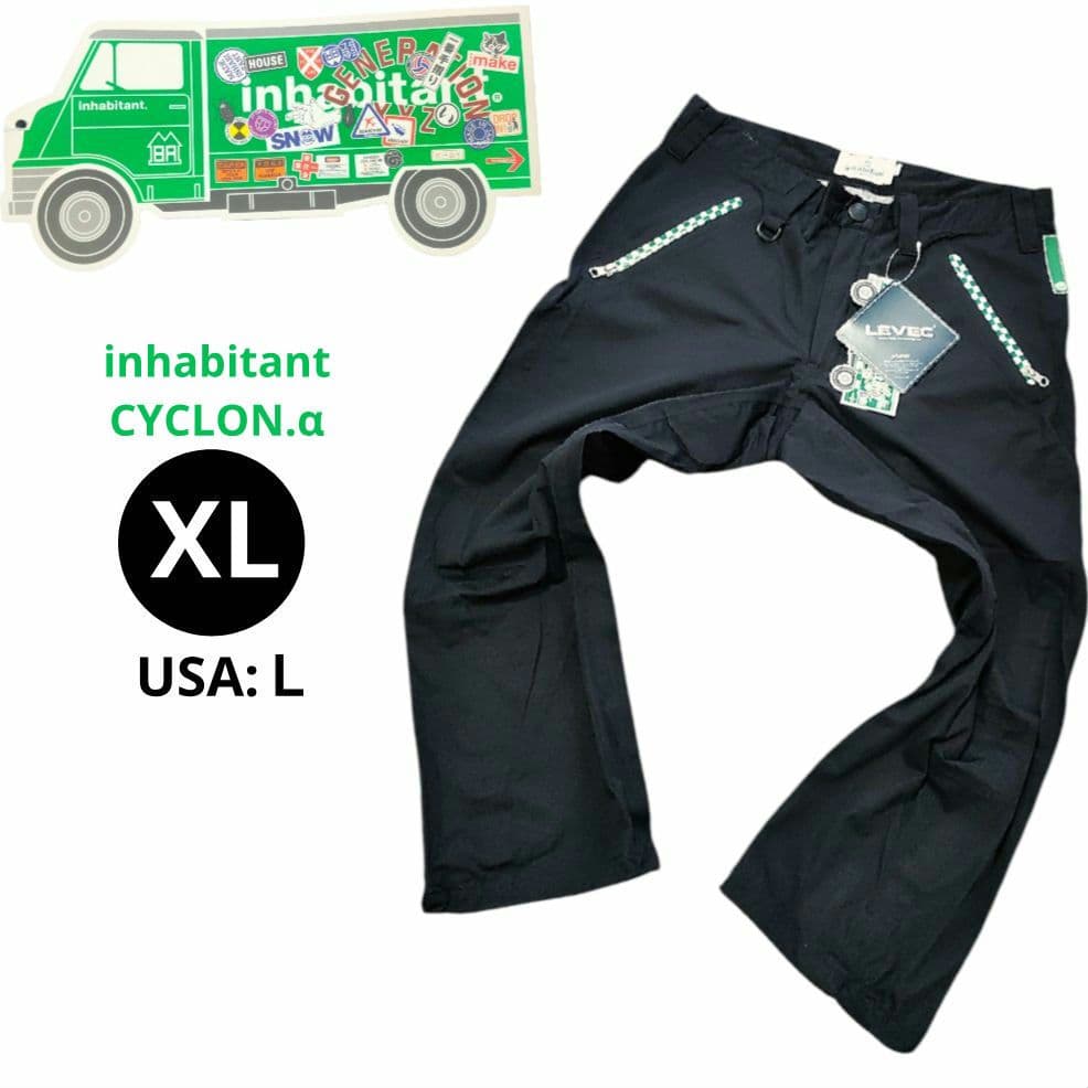 新品 インハビタント 防水透湿レインパンツ サイクルパンツ チャリ 自転車