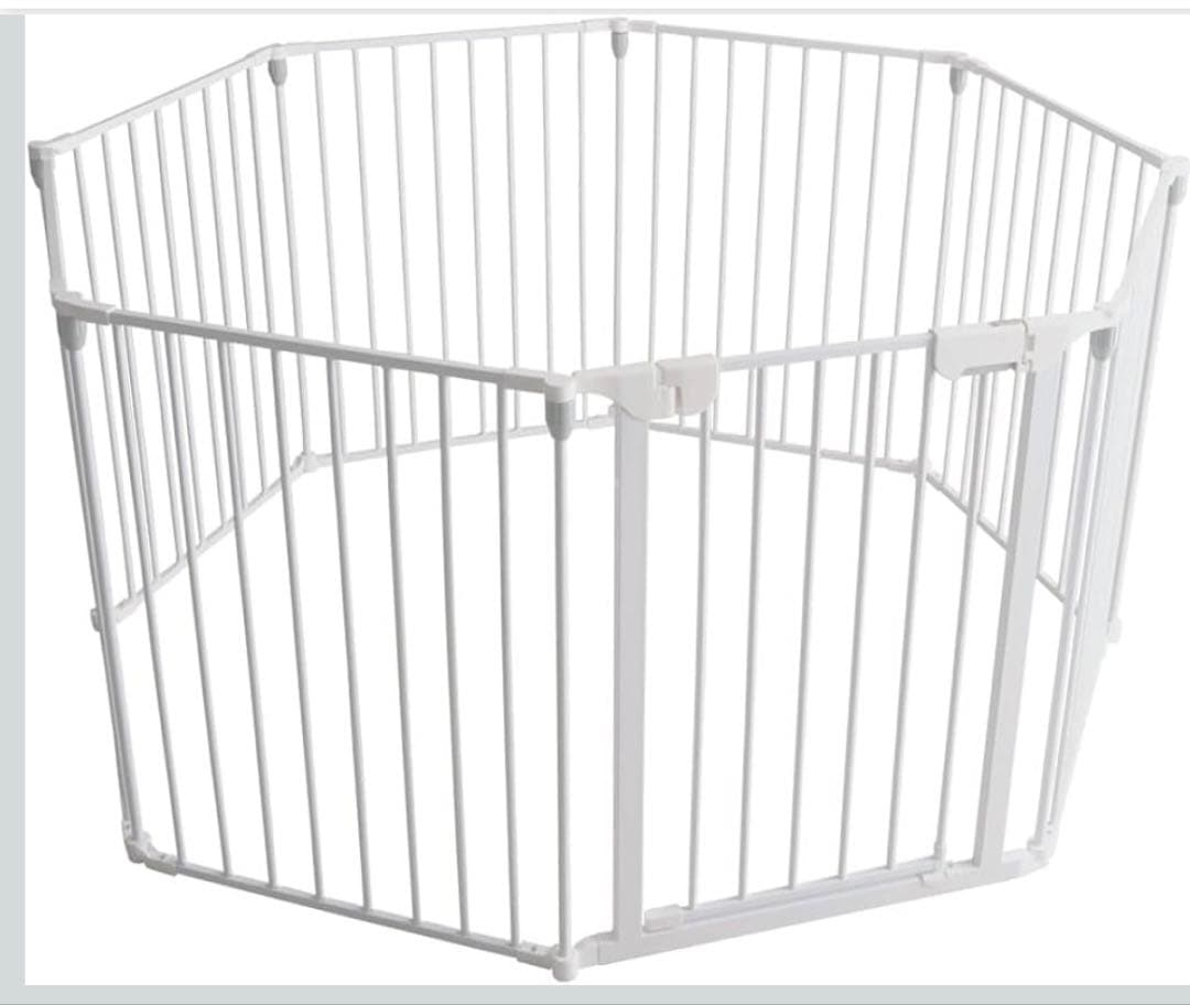 ペット用ゲート・フェンス　8枚➕２枚（自由変形）