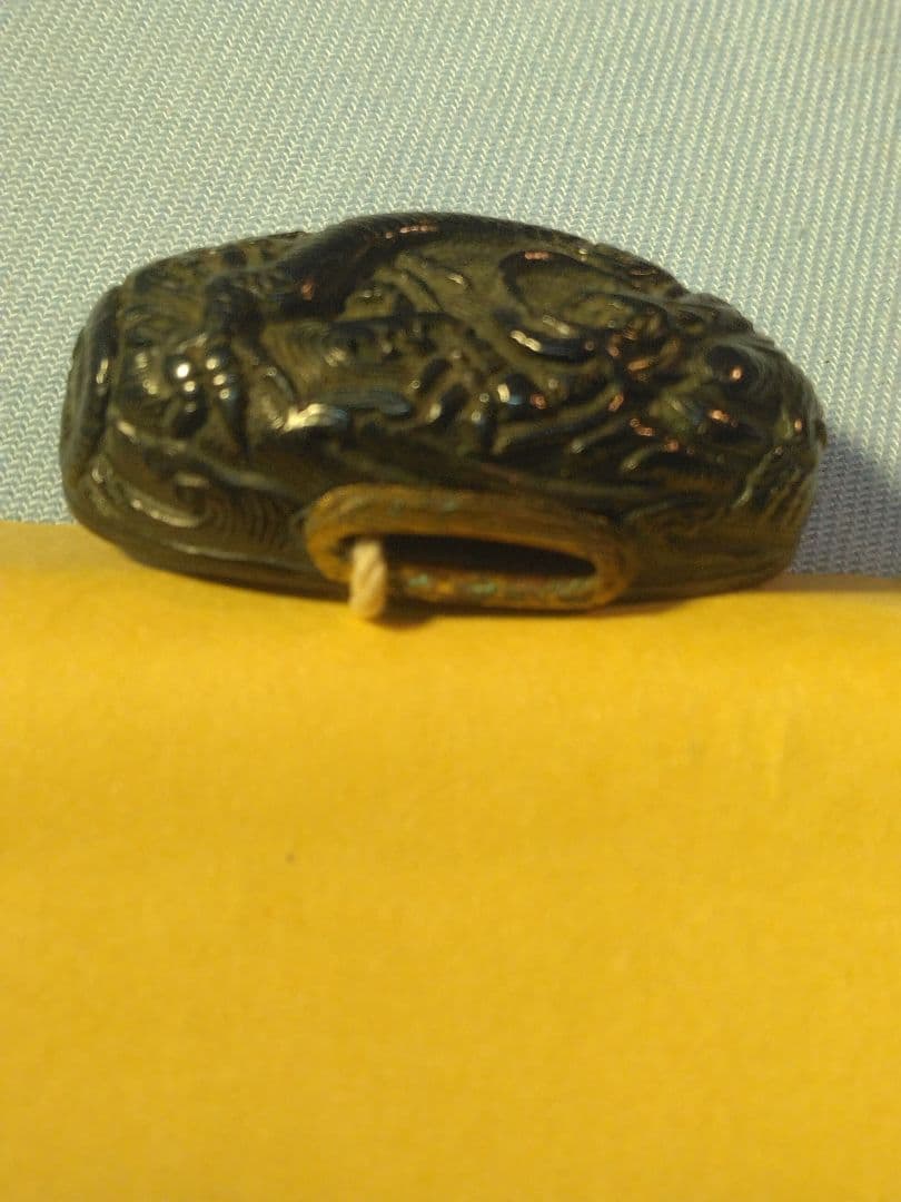 縁頭　保存刀装具　刀剣　鍔　鐔 小道具　アンティーク