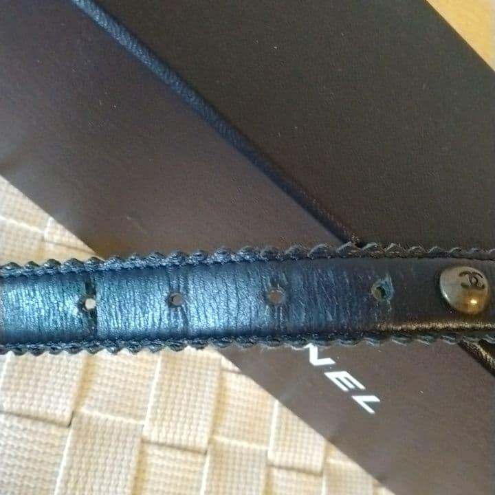 CHANEL　ヴィンテージシャネル細ベルト