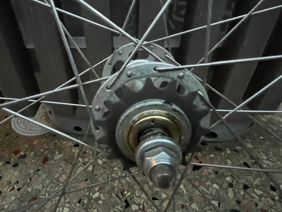 ピスト決戦ホイール28H カンパレコード Wolber Profil 18