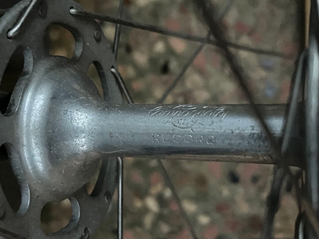 ピスト決戦ホイール28H カンパレコード Wolber Profil 18