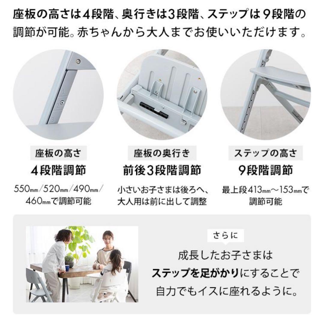 【匿名配送！】美品NOVUS ノウス ベビーハイチェア ベビーチェア ハイチェア