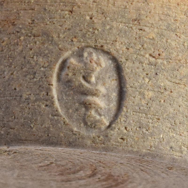 茶道具　膳所焼　陽炎園造　淡海ぜぜ　茶入　仕覆付　共箱　V　7959