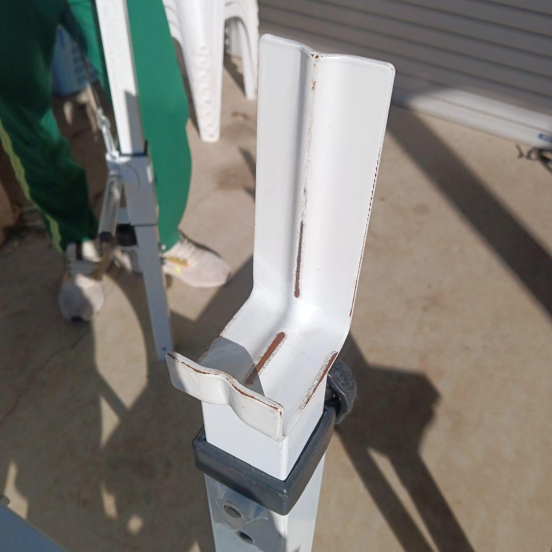 トレーニング　マルチベンチプレス台 ホワイト スチール製