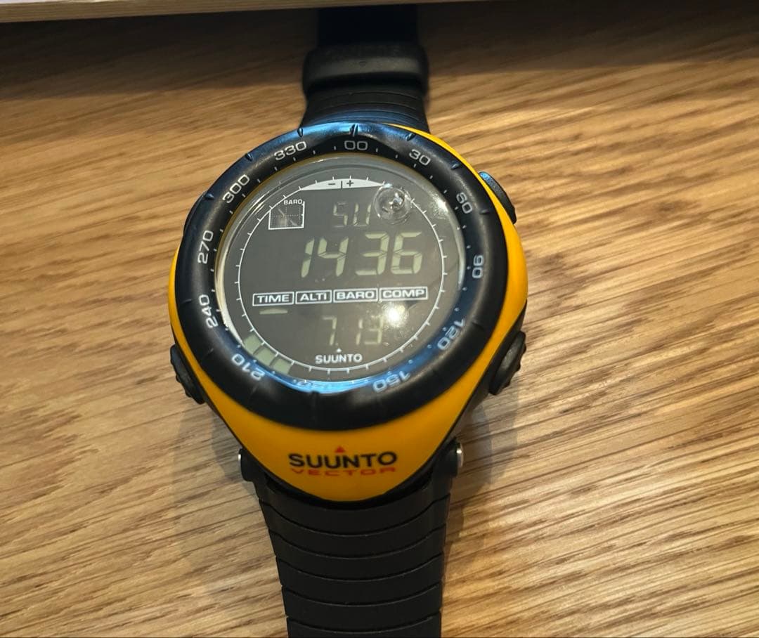 ゆ*。様 美品　スント　VECTOR ヴィクター　イエロー　アウトドア　黄色　廃