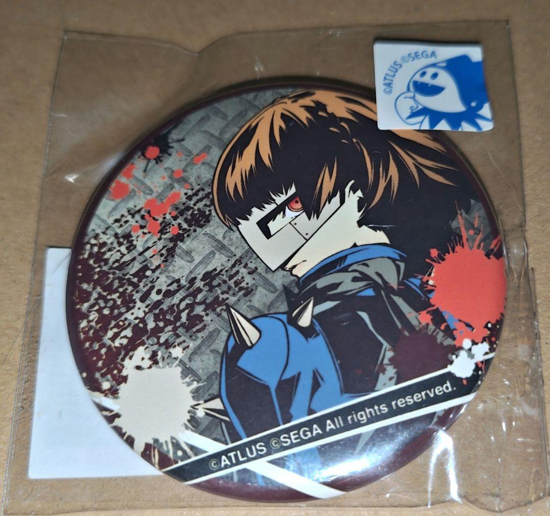 ペルソナ5 総攻撃 新島真 缶バッジ コトブキヤ クイーン 1個