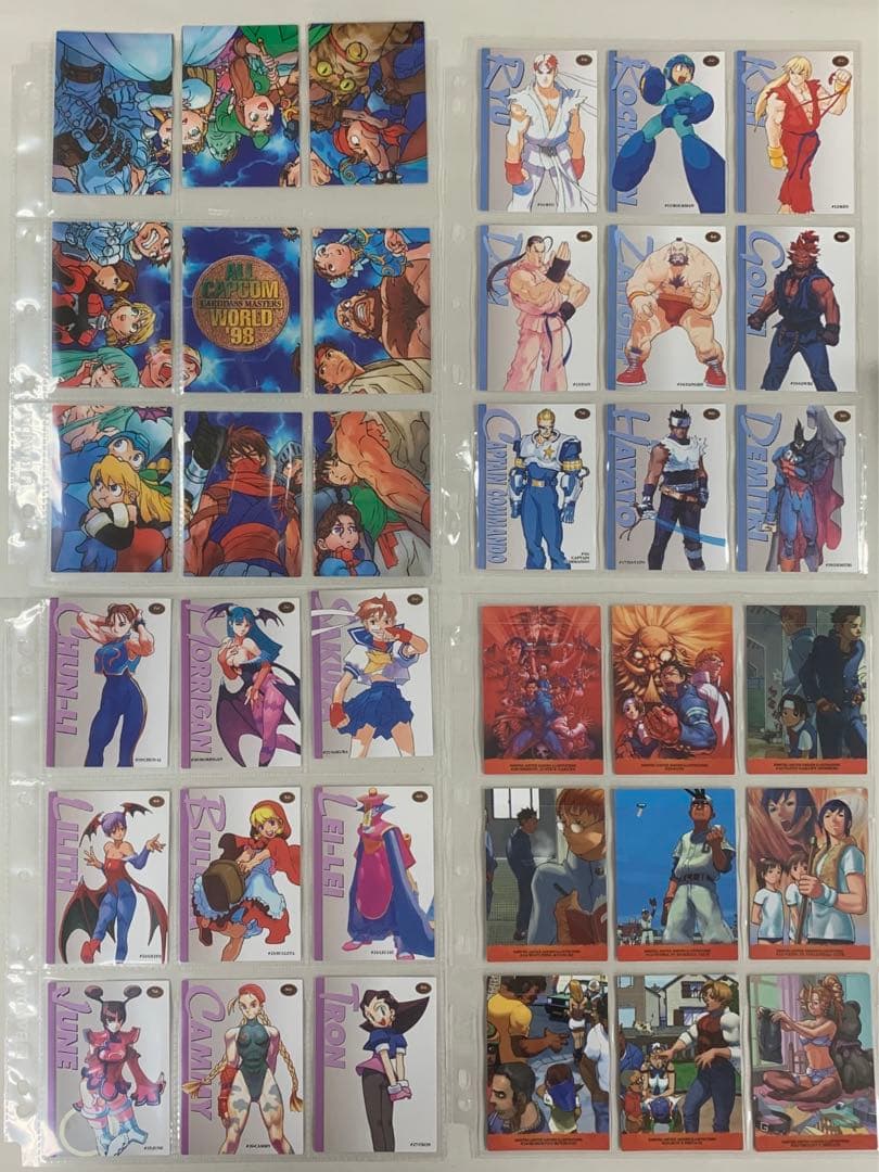 カードダスマスターズ　ALL CAPCOM WORLD 98 コンプリートセット