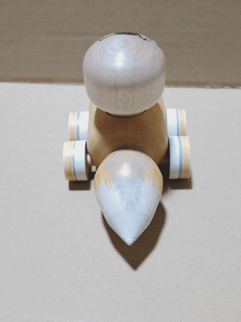 石巻こけし　きつね車　美品