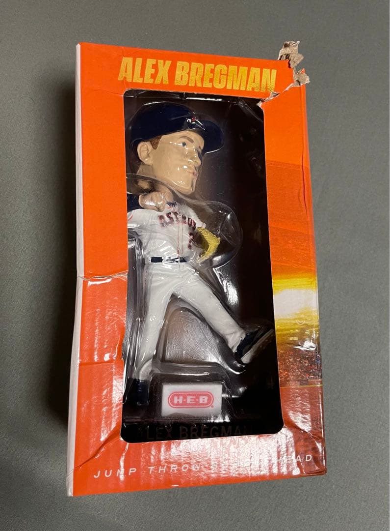 【非売品/球場配布】アストロズ　アレックス・ブレグマン　ボブルヘッドフィギュア