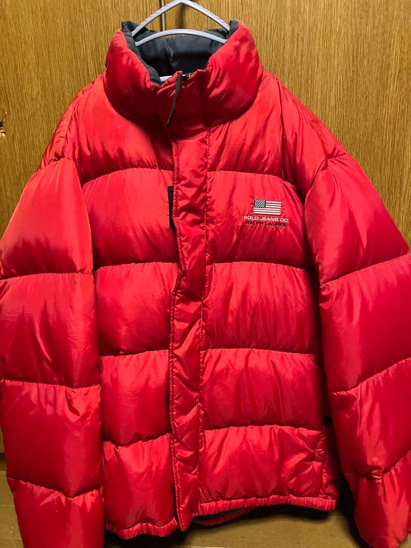 Polo Jeans Company ダウンジャケット XL レッド