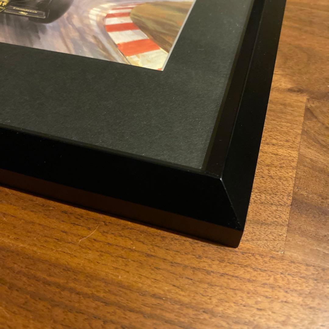 アイルトン・セナ ロータス 97T イラスト 額装品 ／ F1初優勝