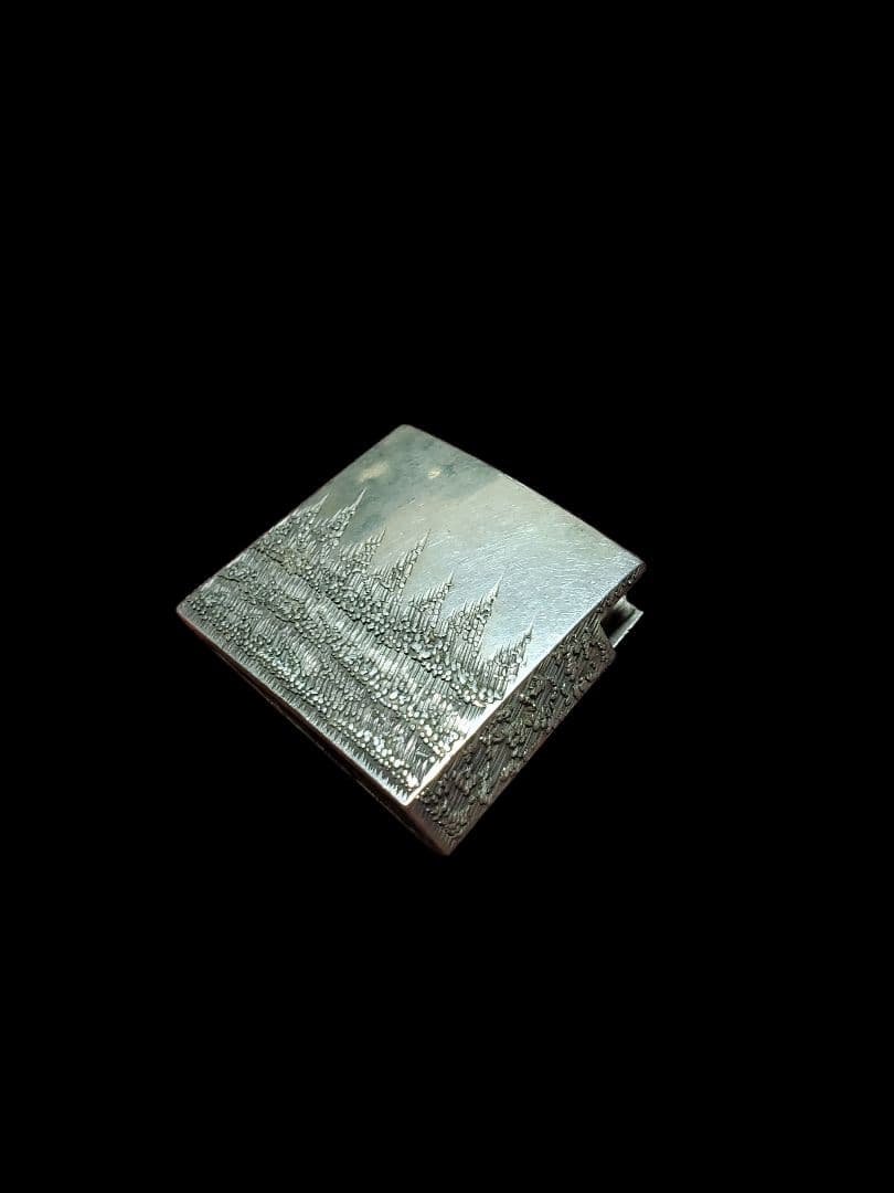 美品‼️　銀無垢遊乗一重ハバキ❗