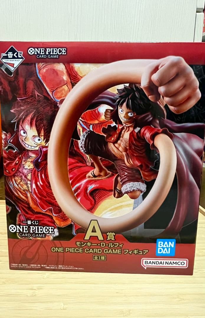 ワンピース　カードゲーム　一番くじ　Ａ賞　モンキー・D・ルフィ　フィギュア